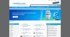 Desktop Screenshot of listsway.com
