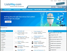 Tablet Screenshot of listsway.com